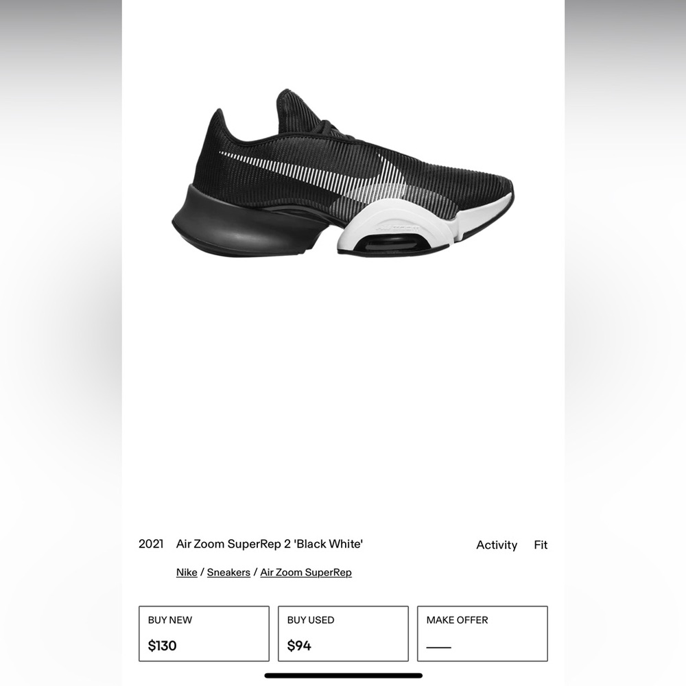 Nike air zoom superrep